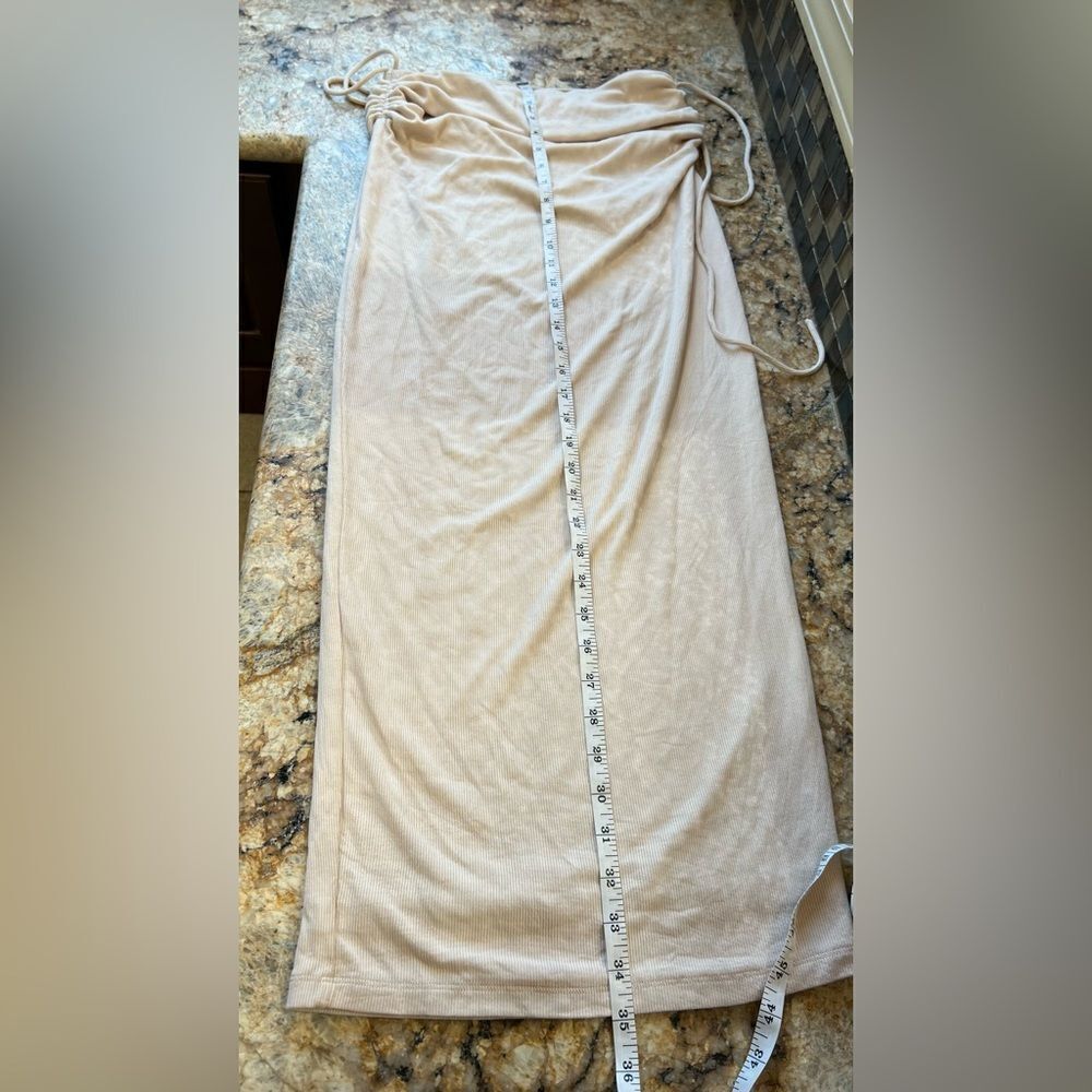 Princess Polly Beige Ruched skirt - Picture 5 of 7